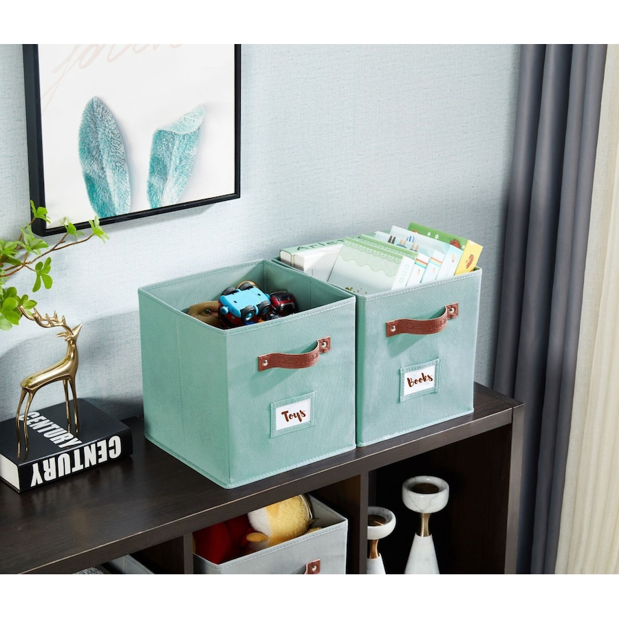 Image 899143_ALTMORE26.jpg, Product 899-143 / Price $28.99, Collapsible Cube Storage Bins with Card Holder | Fabric Closet Organizers from DECOMOMO® on TSC.ca's  department