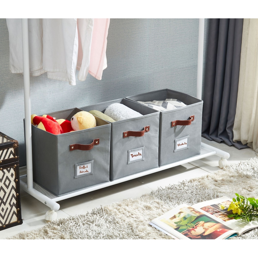 Image 899143_ALTMORE55.jpg, Product 899-143 / Price $28.99, Collapsible Cube Storage Bins with Card Holder | Fabric Closet Organizers from DECOMOMO® on TSC.ca's  department
