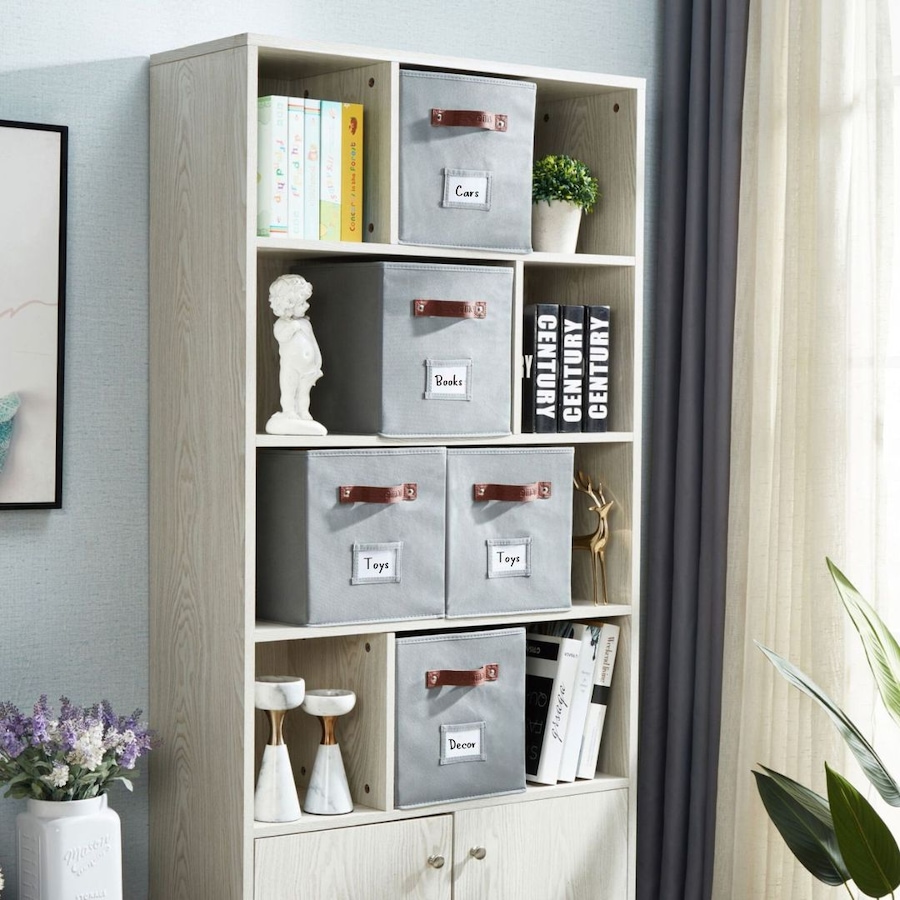 Image 899143_ALTMORE66.jpg, Product 899-143 / Price $28.99, Collapsible Cube Storage Bins with Card Holder | Fabric Closet Organizers from DECOMOMO® on TSC.ca's  department