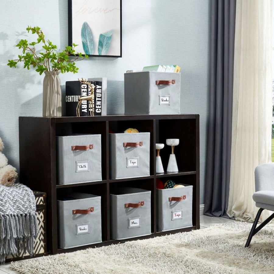 Image 899143_ALTMORE68.jpg, Product 899-143 / Price $28.99, Collapsible Cube Storage Bins with Card Holder | Fabric Closet Organizers from DECOMOMO® on TSC.ca's  department