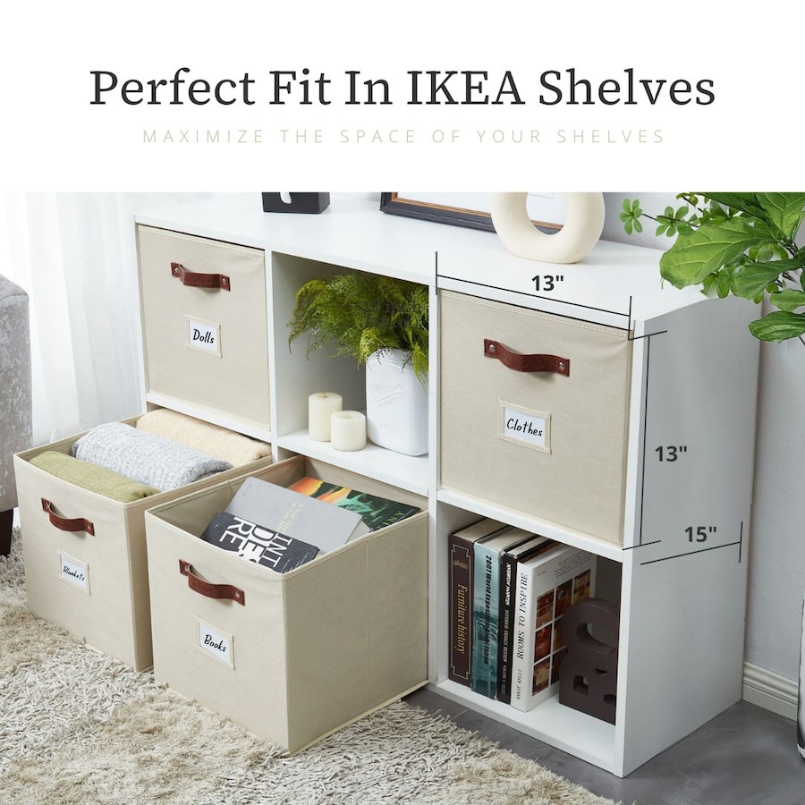 Image 899143_ALTMORE85.jpg, Product 899-143 / Price $28.99, Collapsible Cube Storage Bins with Card Holder | Fabric Closet Organizers from DECOMOMO® on TSC.ca's  department