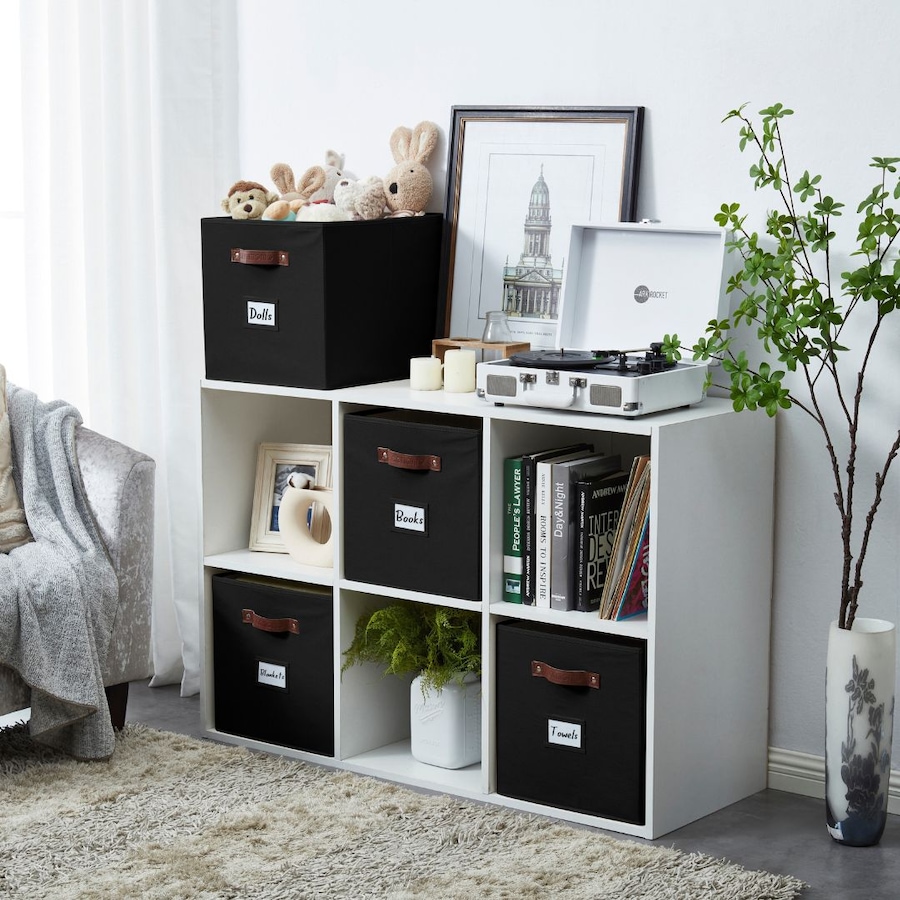 Image 899143_ALTMORE86.jpg, Product 899-143 / Price $28.99, Collapsible Cube Storage Bins with Card Holder | Fabric Closet Organizers from DECOMOMO® on TSC.ca's  department
