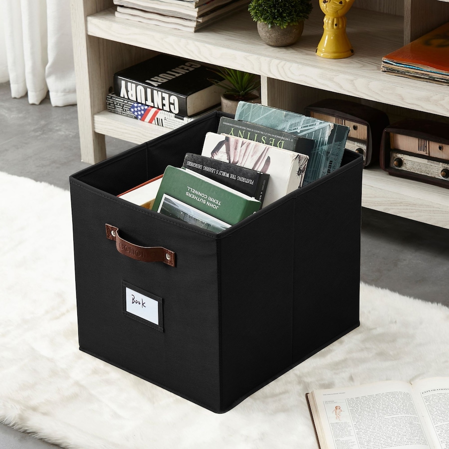 Image 899143_ALTMORE90.jpg, Product 899-143 / Price $28.99, Collapsible Cube Storage Bins with Card Holder | Fabric Closet Organizers from DECOMOMO® on TSC.ca's  department