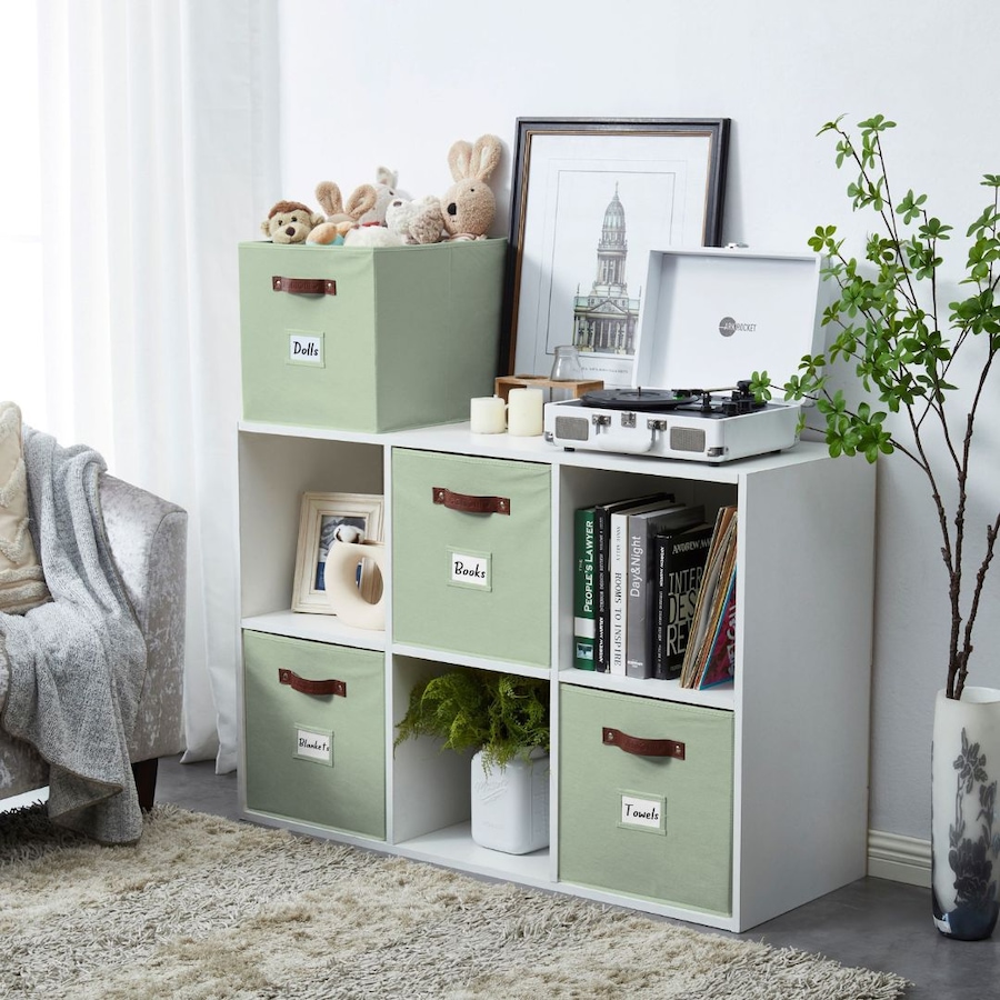 Image 899143_ALTMORE92.jpg, Product 899-143 / Price $28.99, Collapsible Cube Storage Bins with Card Holder | Fabric Closet Organizers from DECOMOMO® on TSC.ca's  department