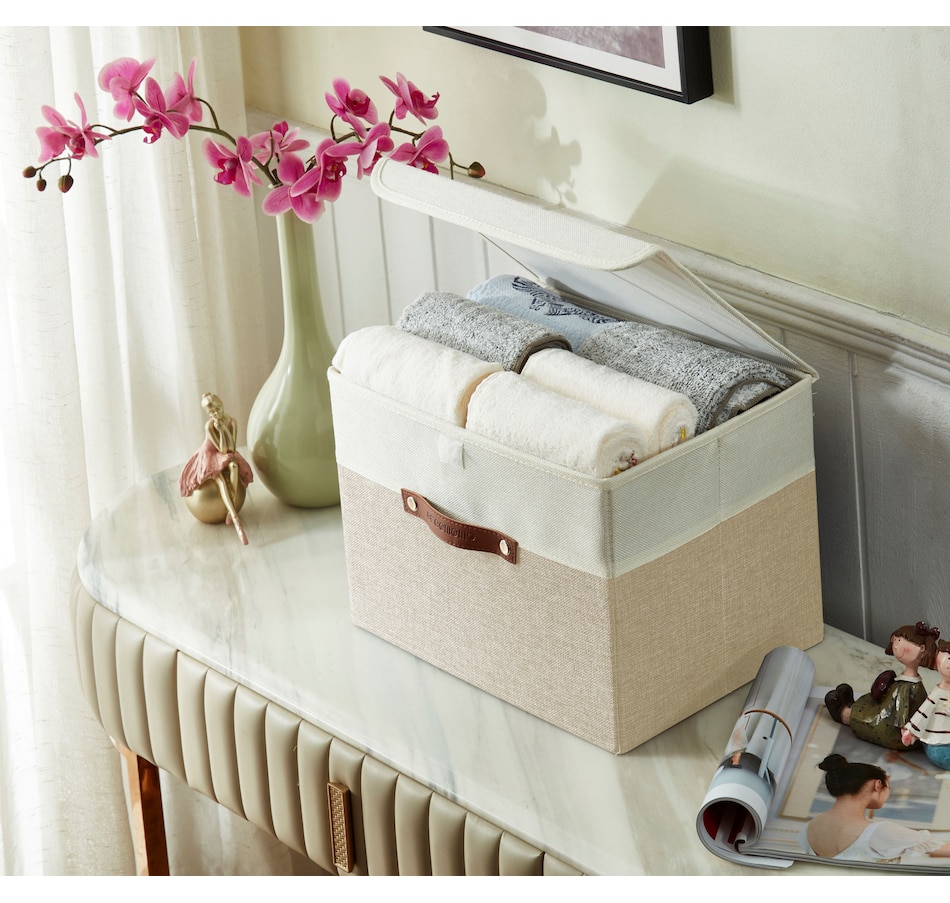 Image 899199_ALTMORE11.jpg, Product 899-199 / Price $38.99, Fabric Storage Bins Stackable Storage Box with Lid | Lidded Storage Bin from DECOMOMO® on TSC.ca's department