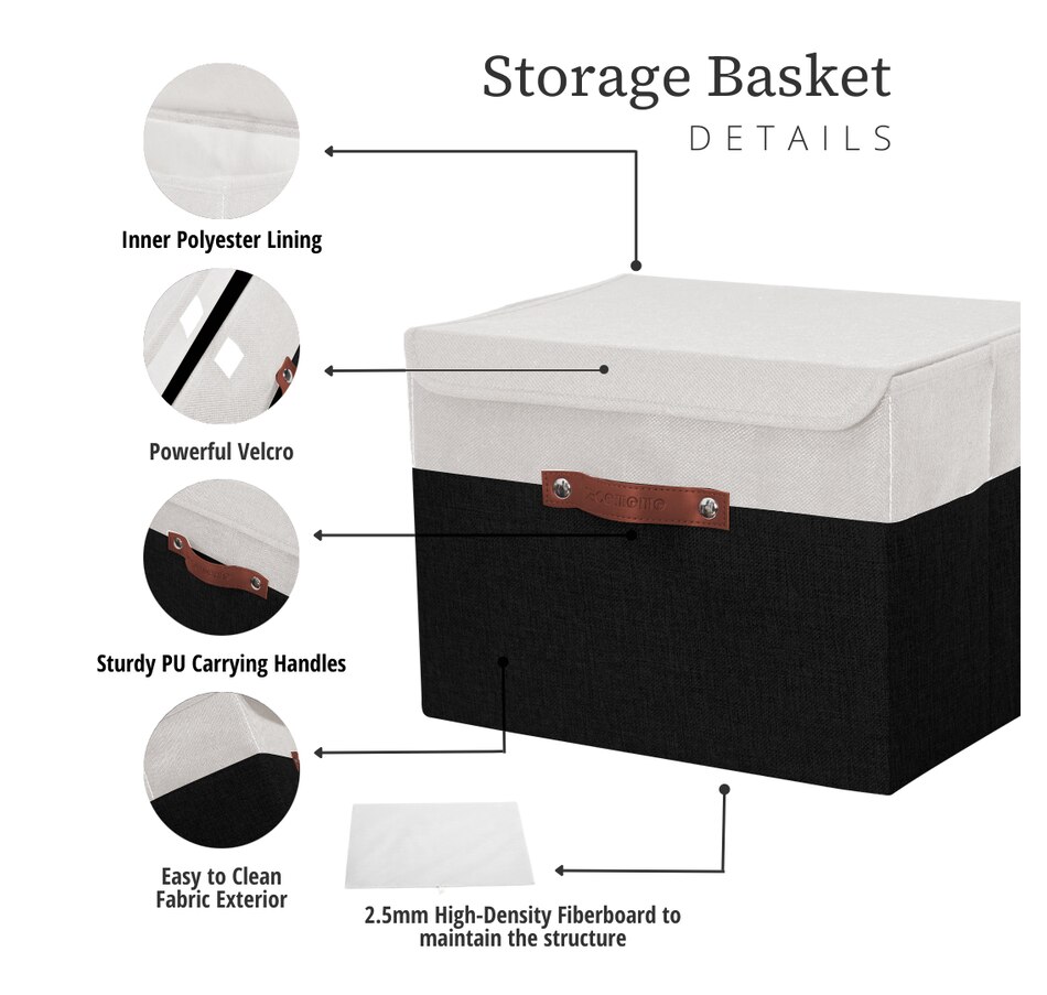 Image 899199_ALTMORE22.jpg, Product 899-199 / Price $38.99, Fabric Storage Bins Stackable Storage Box with Lid | Lidded Storage Bin from DECOMOMO® on TSC.ca's department