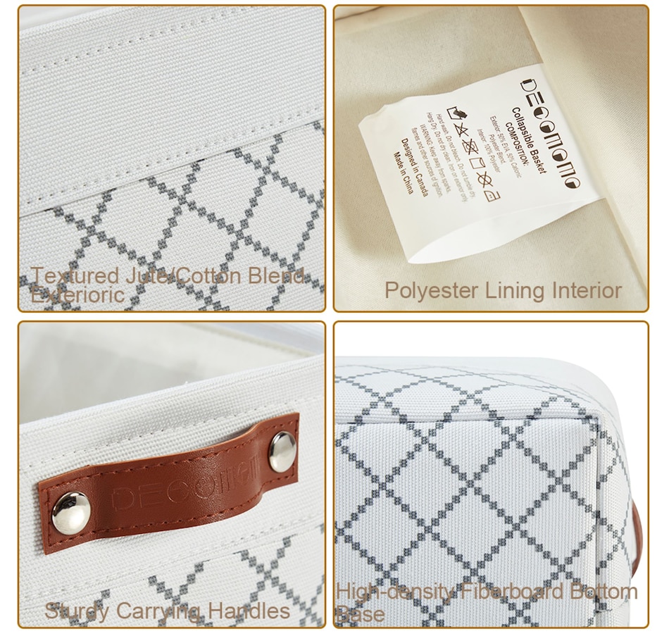 Image 899201_ALTMORE28.jpg, Product 899-201 / Price $40.99, Small Foldable Fabric Storage Bin from DECOMOMO® on TSC.ca's department