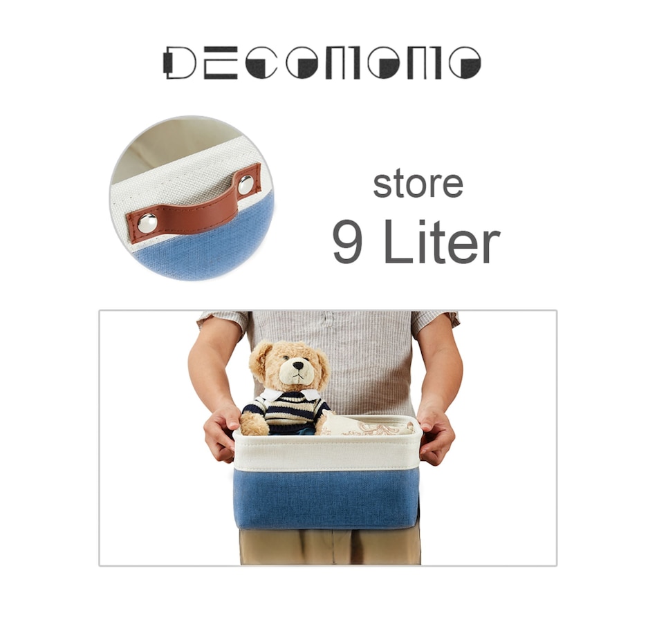 Image 899201_ALTMORE38.jpg, Product 899-201 / Price $40.99, Small Foldable Fabric Storage Bin from DECOMOMO® on TSC.ca's department