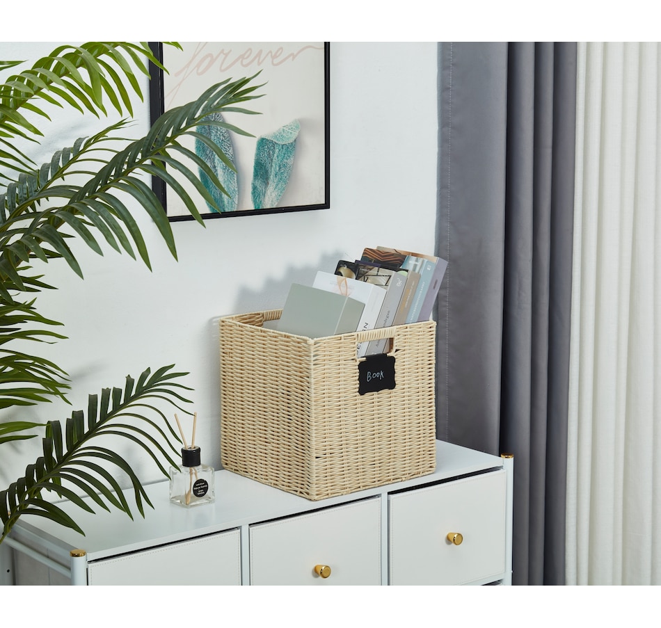 Image 899202_ALTMORE10.jpg, Product 899-202 / Price $69.99, Wicker Baskets Storage Organization - Cube Storage Baskets from DECOMOMO® on TSC.ca's department