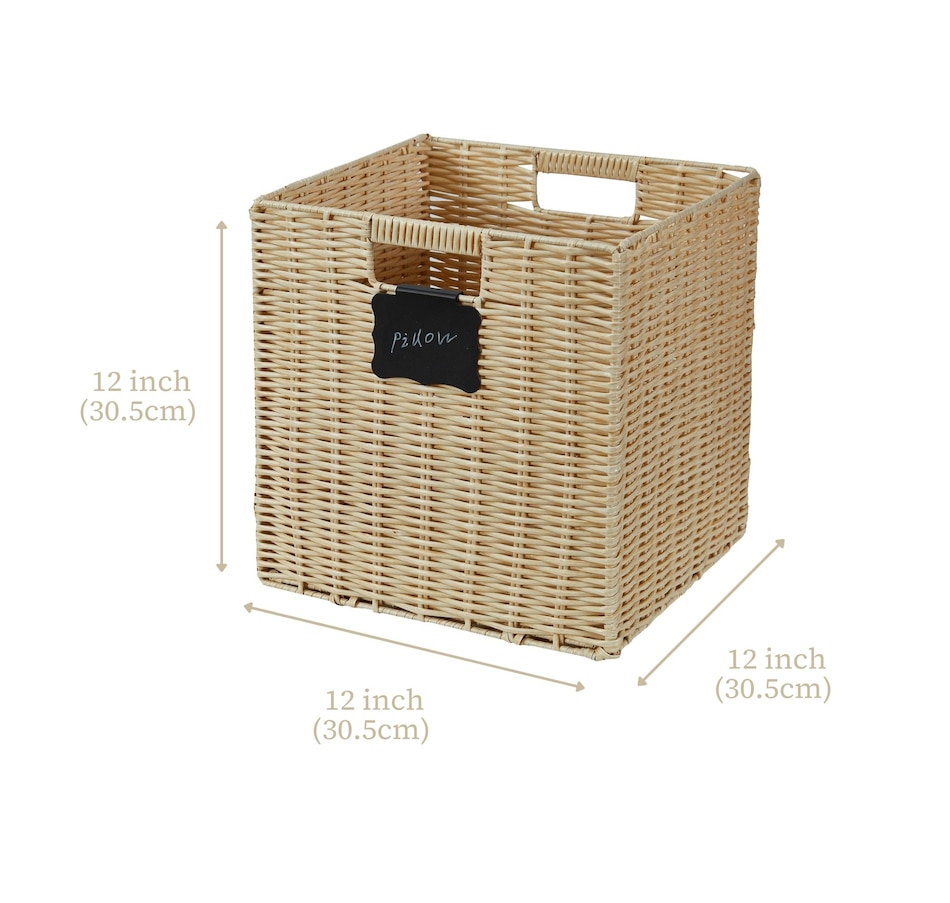 Image 899202_ALTMORE13.jpg, Product 899-202 / Price $69.99, Wicker Baskets Storage Organization - Cube Storage Baskets from DECOMOMO® on TSC.ca's department