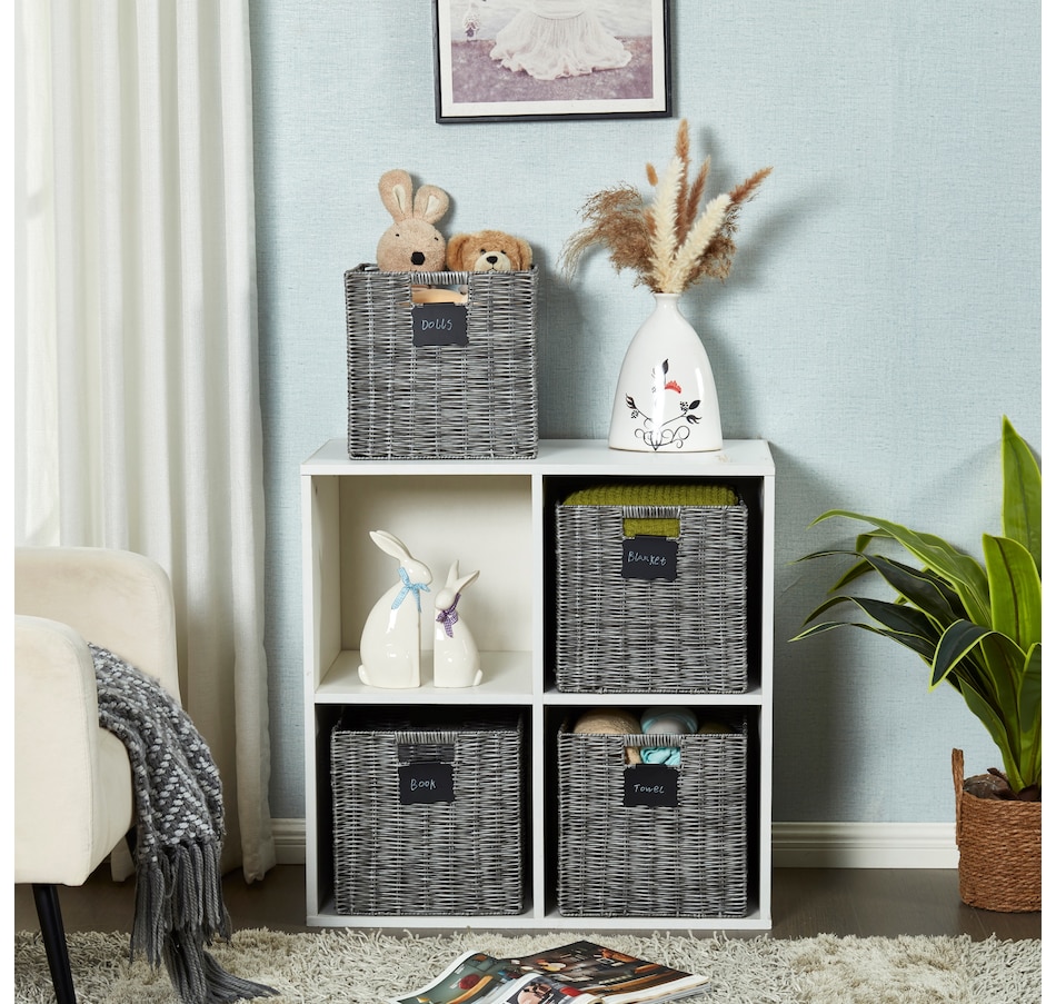 Image 899202_ALTMORE6.jpg, Product 899-202 / Price $69.99, Wicker Baskets Storage Organization - Cube Storage Baskets from DECOMOMO® on TSC.ca's department