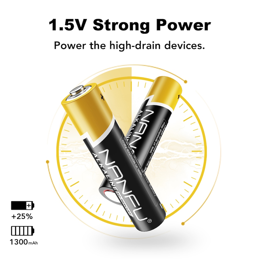 Image 899233_ALTMORE7.jpg, Product 899-233 / Price $13.99, NANFU 1.5V AA Alkaline batteries, 48 Counts from Nanfu on TSC.ca's Electronics department
