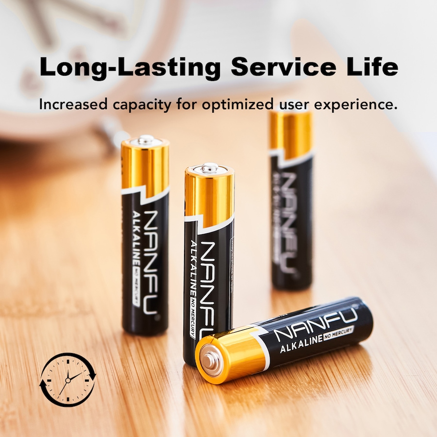 Image 899233_ALTMORE8.jpg, Product 899-233 / Price $13.99, NANFU 1.5V AA Alkaline batteries, 48 Counts from Nanfu on TSC.ca's Electronics department