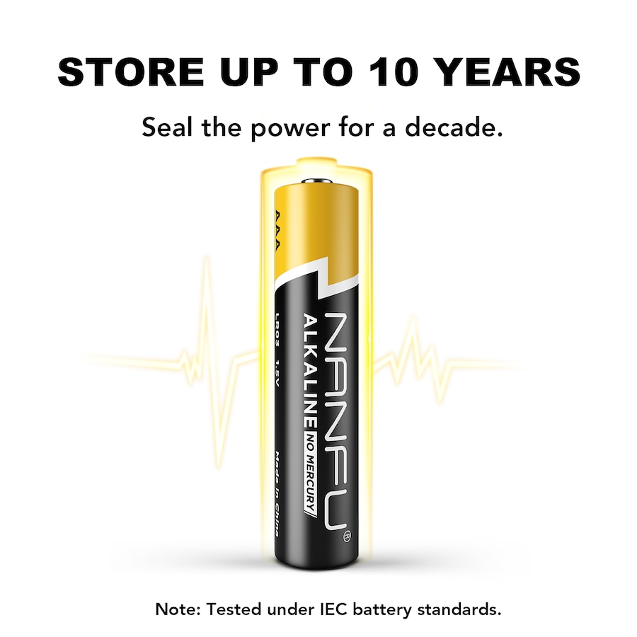 Image 899233_ALTMORE9.jpg, Product 899-233 / Price $13.99, NANFU 1.5V AA Alkaline batteries, 48 Counts from Nanfu on TSC.ca's Electronics department