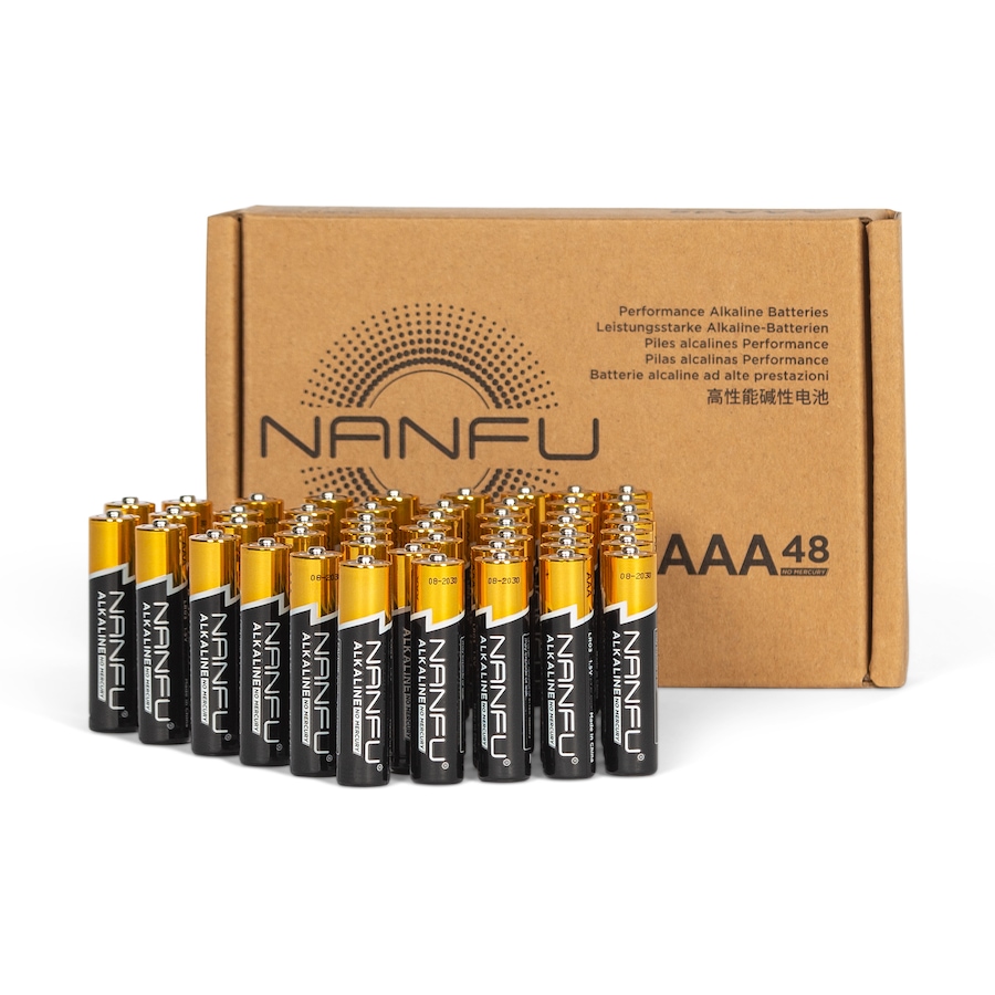 Image 899233_ST02.jpg, Product 899-233 / Price $13.99, NANFU 1.5V AA Alkaline batteries, 48 Counts from Nanfu on TSC.ca's Electronics department
