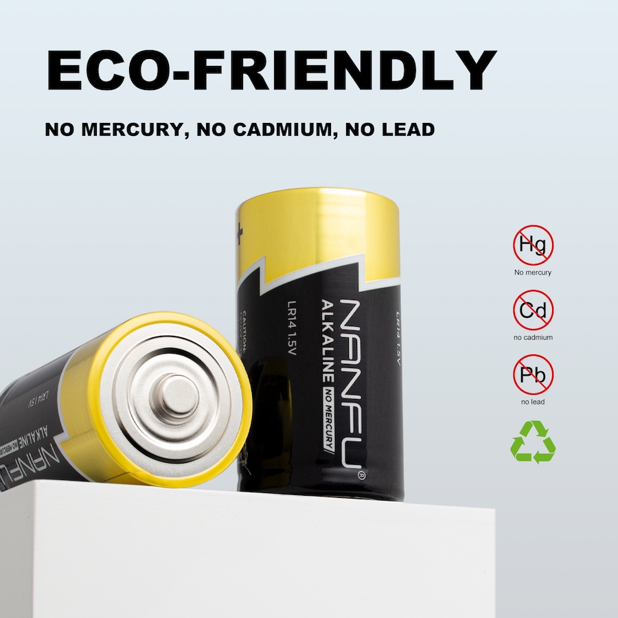 Image 899244_ALTMORE3.jpg, Product 899-244 / Price $13.99, NANFU 12 Pack Alkaline C Cell Batteries for Household & Business from Nanfu on TSC.ca's Electronics department