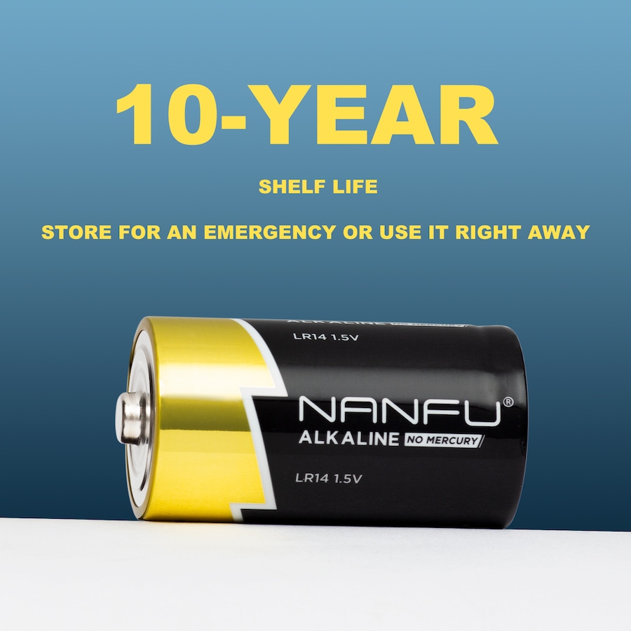 Image 899244_ALTMORE5.jpg, Product 899-244 / Price $13.99, NANFU 12 Pack Alkaline C Cell Batteries for Household & Business from Nanfu on TSC.ca's Electronics department
