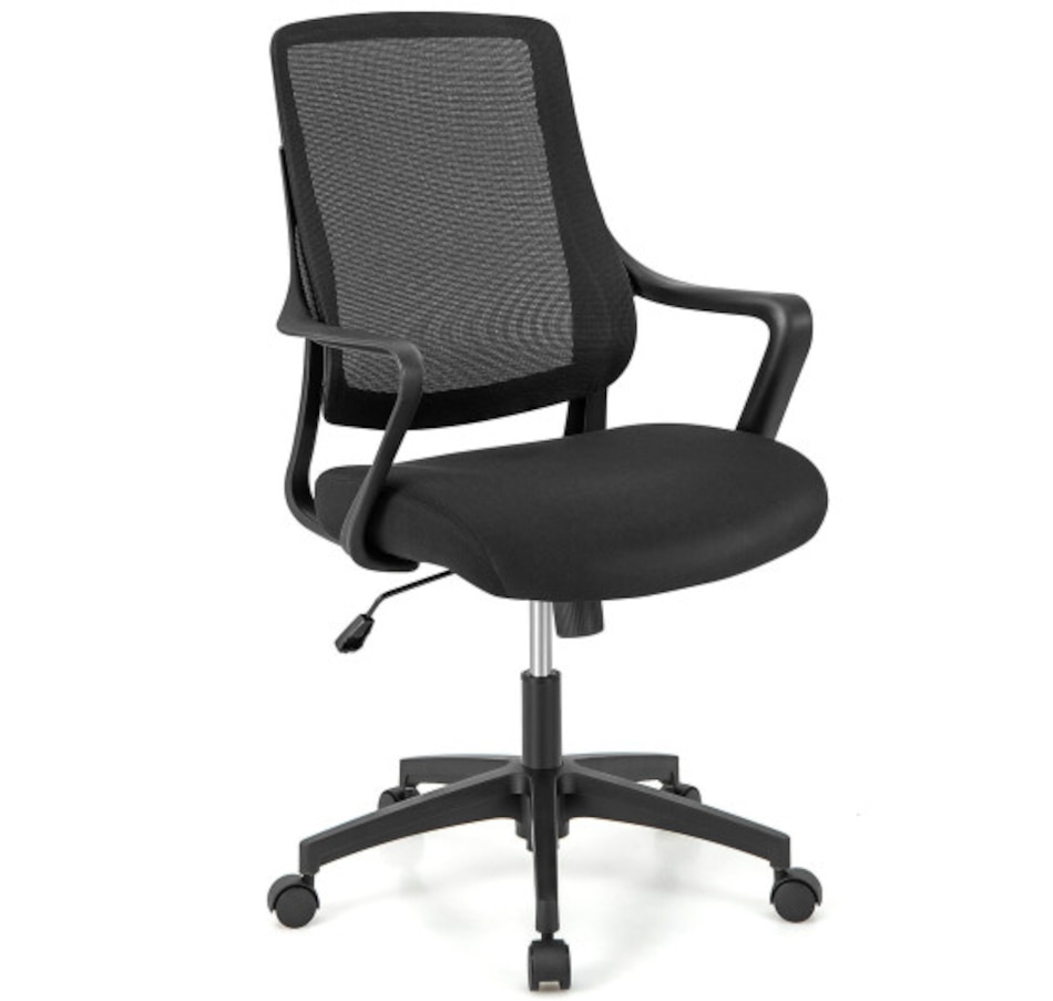 Home & Garden - Furniture & Mattresses - Home Office - Chairs - Modern Breathable  Mesh Chair with Curved Backrest and Armrest - Online Shopping for Canadians