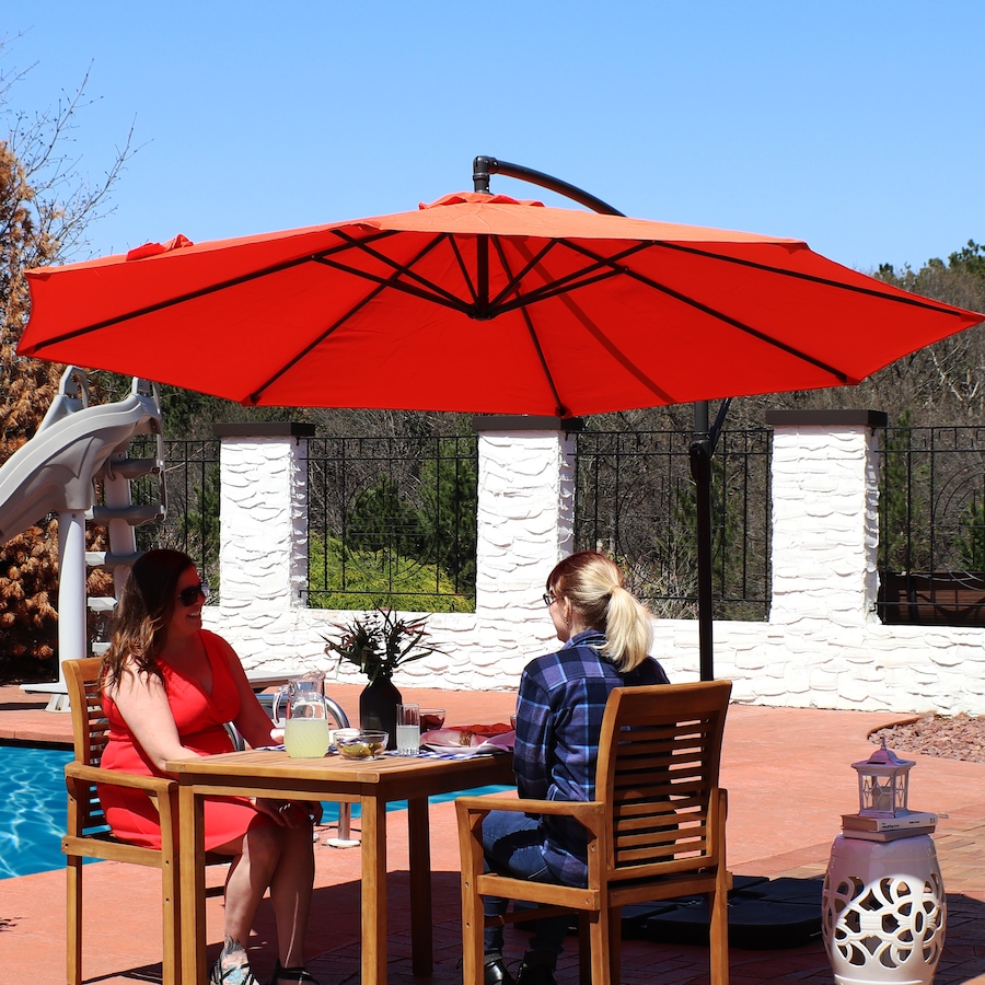 Image 899348_ALTMORE11.jpg, Product 899-348 / Price $233.55, 10' Offset Patio Umbrella with Cantilever from Sunnydaze Décor on TSC.ca's Home & Garden department
