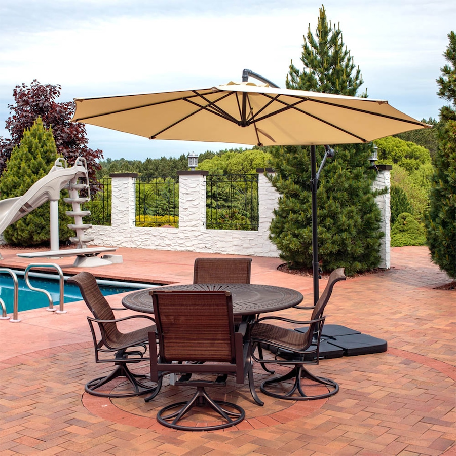 Image 899348_ALTMORE19.jpg, Product 899-348 / Price $233.55, 10' Offset Patio Umbrella with Cantilever from Sunnydaze Décor on TSC.ca's Home & Garden department