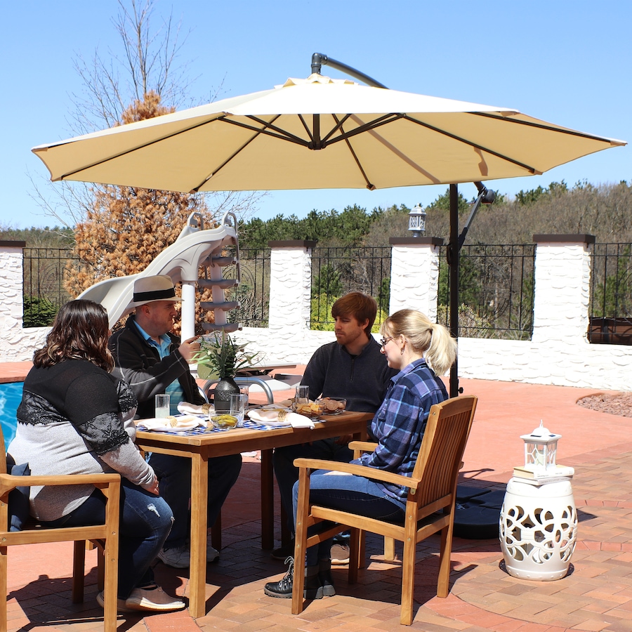 Image 899348_ALTMORE21.jpg, Product 899-348 / Price $233.55, 10' Offset Patio Umbrella with Cantilever from Sunnydaze Décor on TSC.ca's Home & Garden department