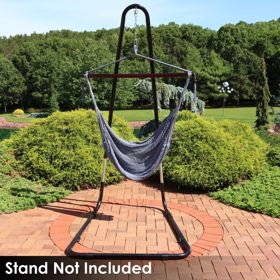 Image 899375_ALTMORE18.jpg, Product 899-375 / Price $131.45, Caribbean Style XL Hanging Rope Hammock Chair from Sunnydaze Décor on TSC.ca's Home & Garden department