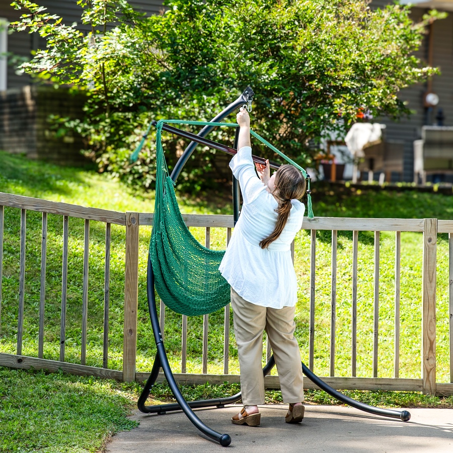 Image 899375_ALTMORE25.jpg, Product 899-375 / Price $131.45, Caribbean Style XL Hanging Rope Hammock Chair from Sunnydaze Décor on TSC.ca's Home & Garden department