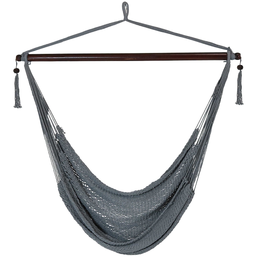 Image 899375_ST01.jpg, Product 899-375 / Price $131.45, Caribbean Style XL Hanging Rope Hammock Chair from Sunnydaze Décor on TSC.ca's Home & Garden department