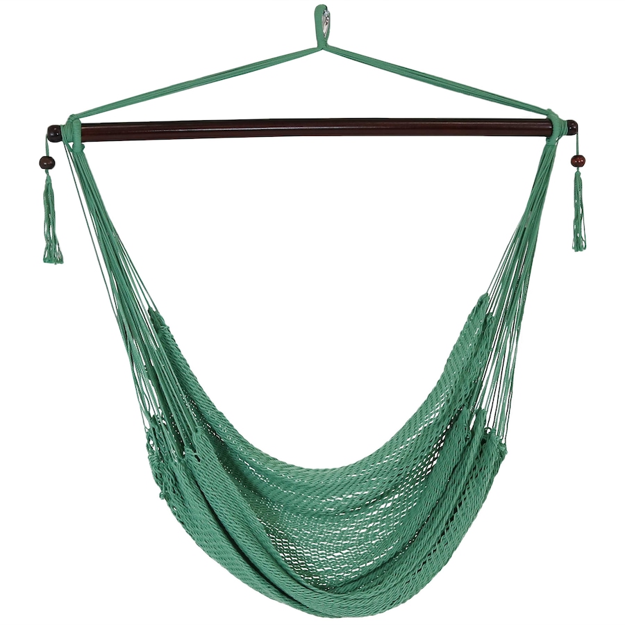 Image 899375_ST02.jpg, Product 899-375 / Price $131.45, Caribbean Style XL Hanging Rope Hammock Chair from Sunnydaze Décor on TSC.ca's Home & Garden department