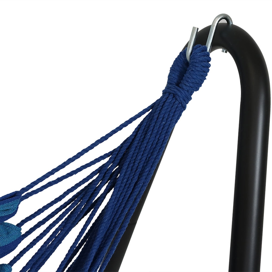 Image 899388_ALTMORE23.jpg, Product 899-388 / Price $203.05, Hanging Rope Hammock Chair with Space-Saving Stand from Sunnydaze Décor on TSC.ca's Home & Garden department