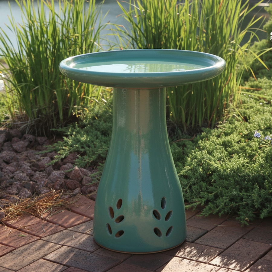 Image 899433_ALTMORE27.jpg, Product 899-433 / Price $326.45, Classic Hand-Painted Ceramic Outdoor Bird Bath from Sunnydaze Décor on TSC.ca's Home & Garden department