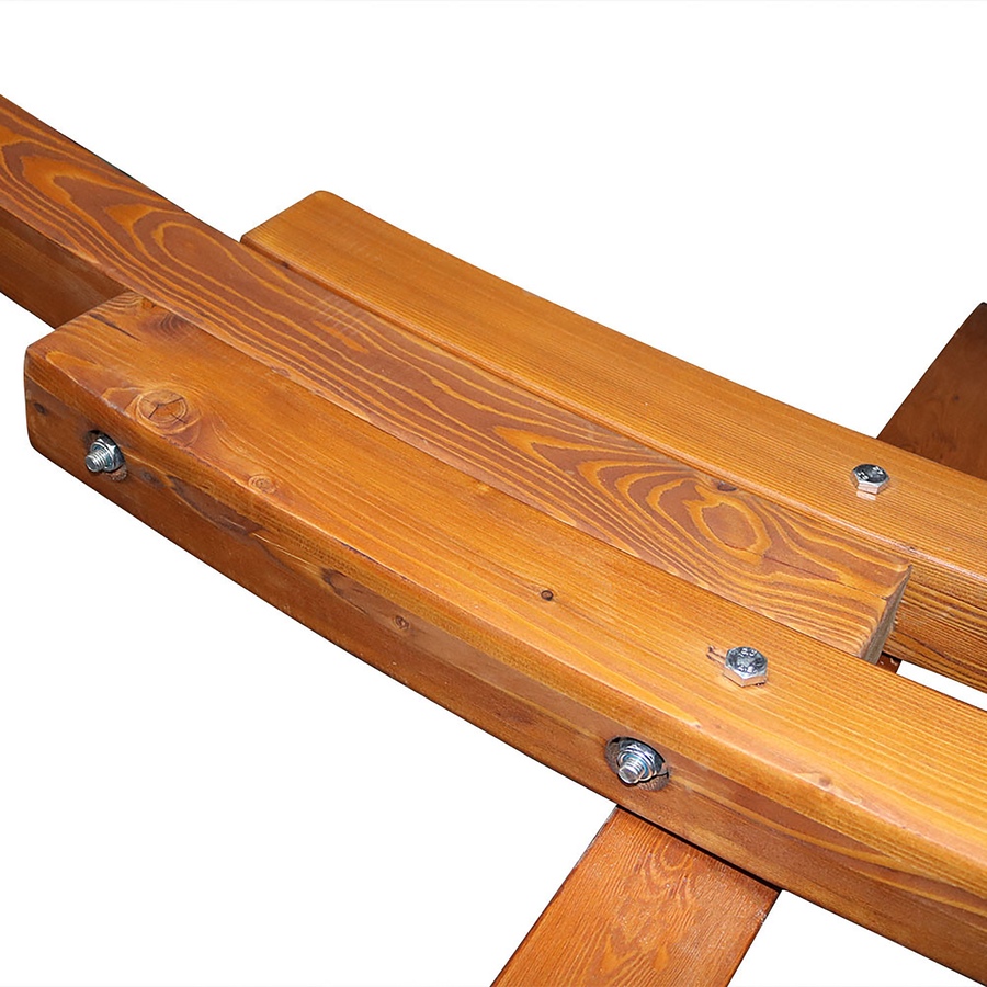 Image 899461_ALTMORE16.jpg, Product 899-461 / Price $470.85 - $540.35, Curved 2-Person Larch Wood Hammock Arc Stand from Sunnydaze Décor on TSC.ca's Home & Garden department