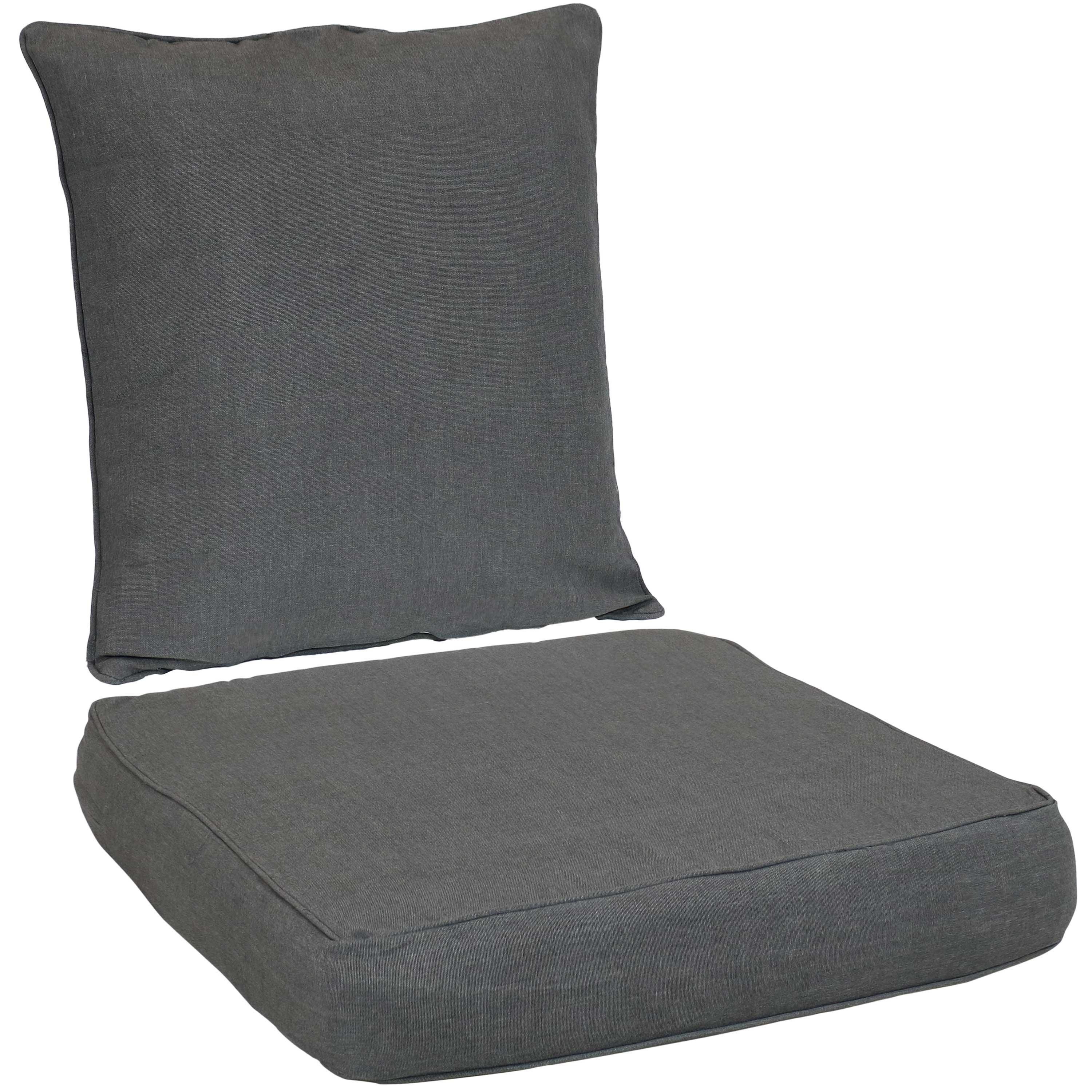 Black patio seat cushions best sale