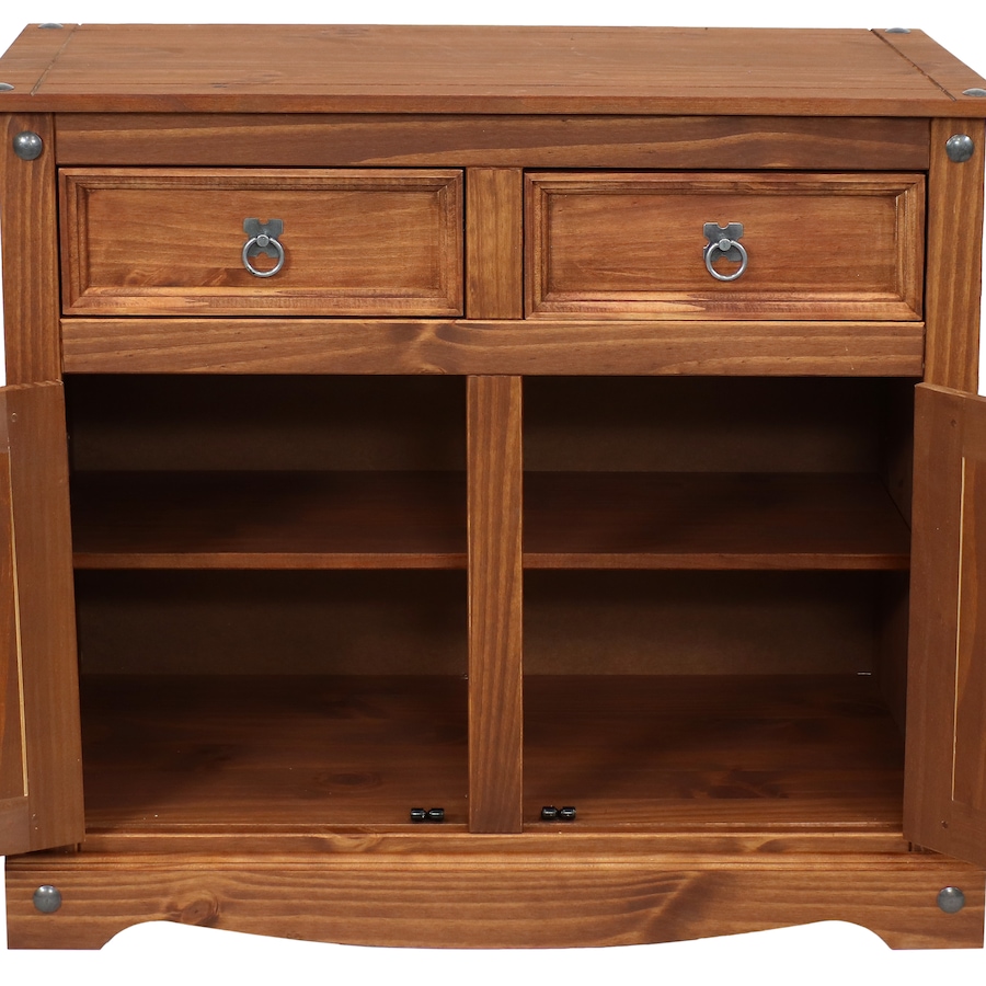 Image 899521_ALTMORE16.jpg, Product 899-521 / Price $377.15, Solid Pine Sideboard with 2 Drawers and 2 Doors from Sunnydaze Décor on TSC.ca's Home & Garden department