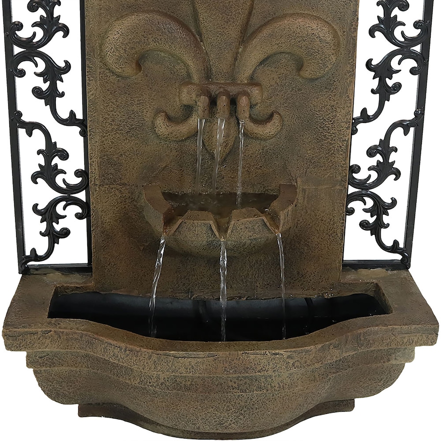 Image 899530_ALTMORE20.jpg, Product 899-530 / Price $368.05, 33" H French Lily Wall-Mounted Water Fountain from Sunnydaze Décor on TSC.ca's Home & Garden department
