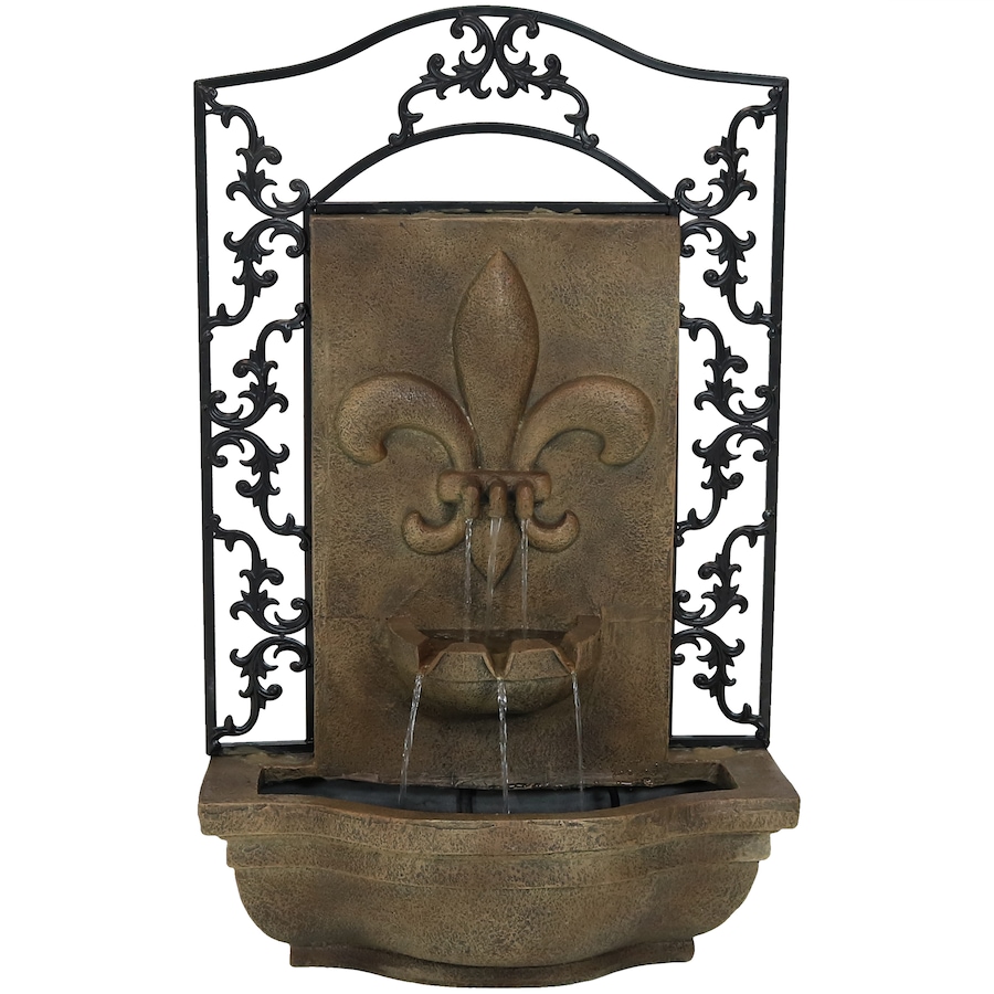 Image 899530_ST02.jpg, Product 899-530 / Price $368.05, 33" H French Lily Wall-Mounted Water Fountain from Sunnydaze Décor on TSC.ca's Home & Garden department