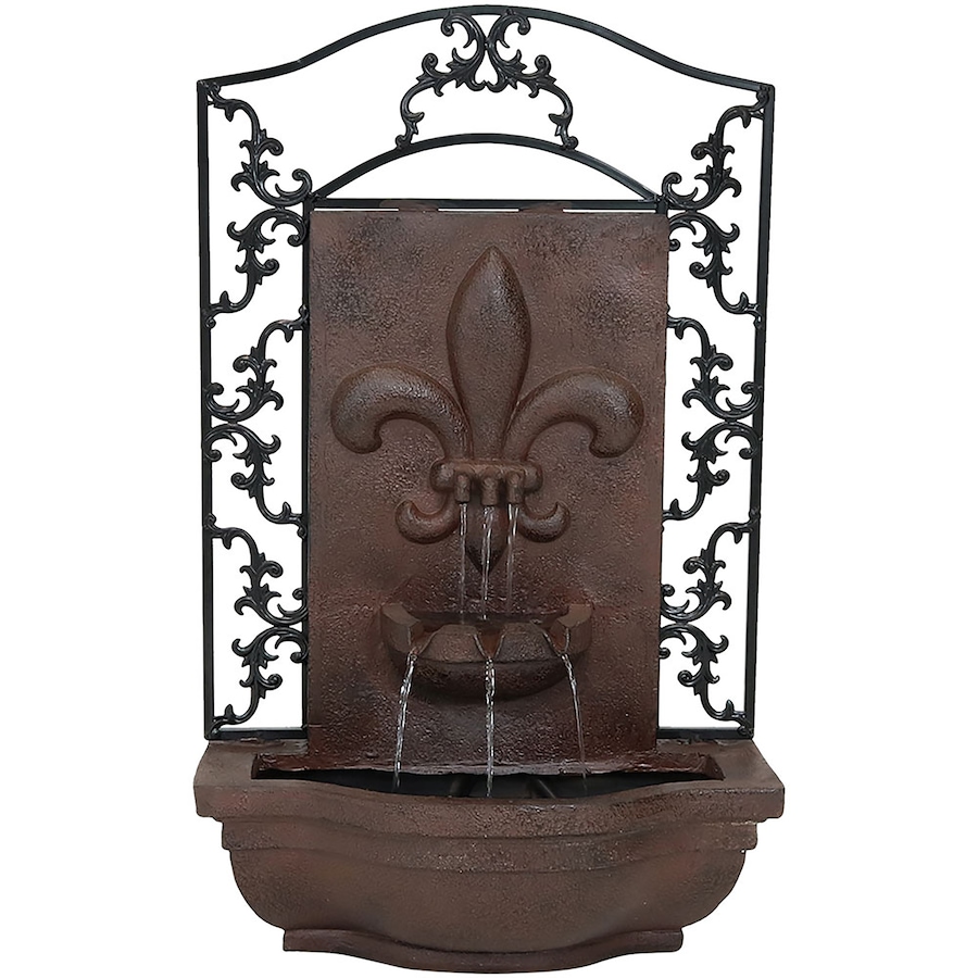 Image 899530_ST03.jpg, Product 899-530 / Price $368.05, 33" H French Lily Wall-Mounted Water Fountain from Sunnydaze Décor on TSC.ca's Home & Garden department