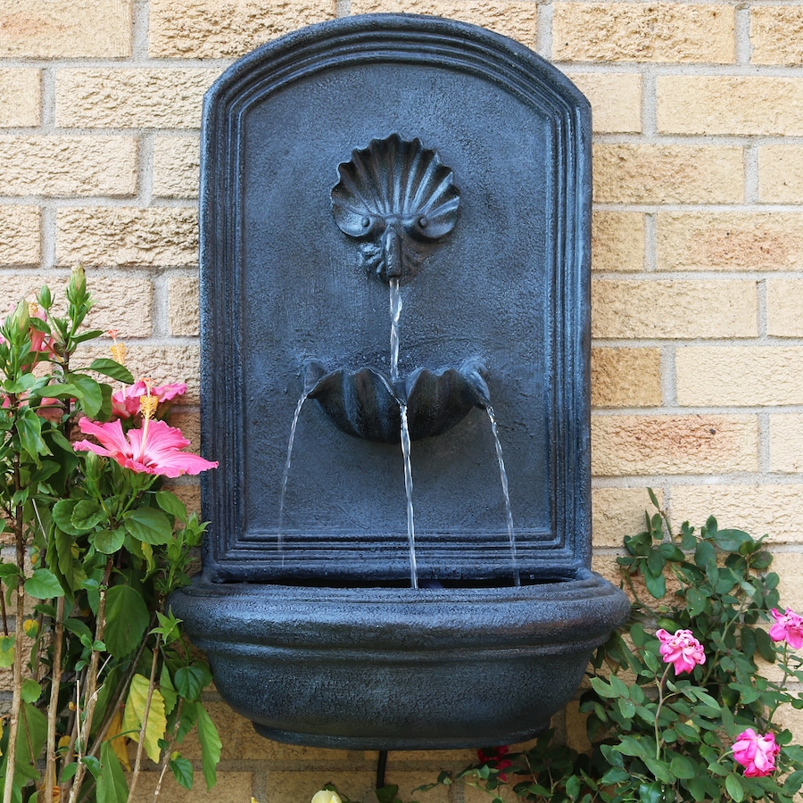 Image 899532_ALTMORE1.jpg, Product 899-532 / Price $311.15, 27" H Electric Seaside Wall-Mount Water Fountain from Sunnydaze Décor on TSC.ca's Home & Garden department