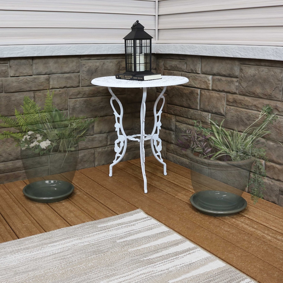 Image 899557_ALTMORE1.jpg, Product 899-557 / Price $77.95 - $138.45, Set of 2 Outdoor Glazed Ceramic Planter Saucers from Sunnydaze Décor on TSC.ca's Home & Garden department