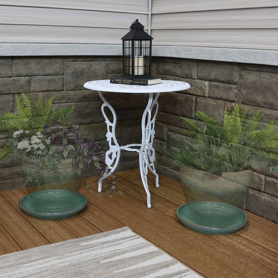 Image 899557_ALTMORE134.jpg, Product 899-557 / Price $77.95 - $138.45, Set of 2 Outdoor Glazed Ceramic Planter Saucers from Sunnydaze Décor on TSC.ca's Home & Garden department