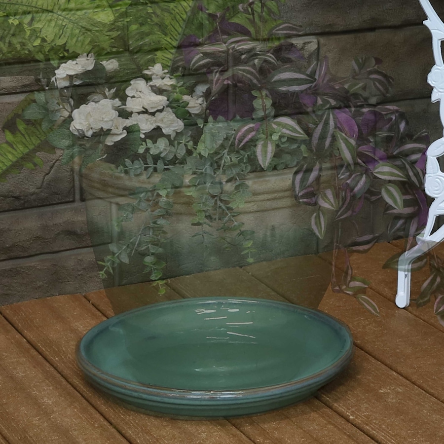 Image 899557_ALTMORE138.jpg, Product 899-557 / Price $77.95 - $138.45, Set of 2 Outdoor Glazed Ceramic Planter Saucers from Sunnydaze Décor on TSC.ca's Home & Garden department