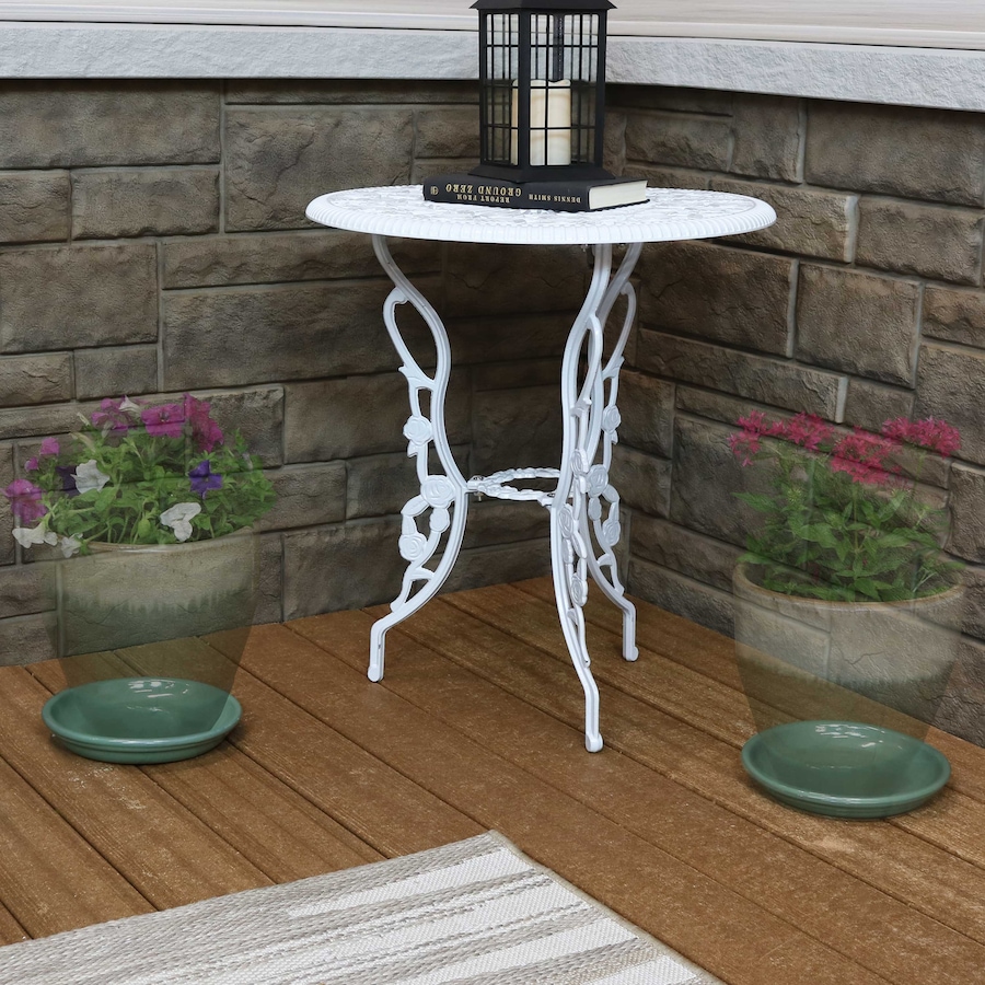 Image 899557_ALTMORE139.jpg, Product 899-557 / Price $77.95 - $138.45, Set of 2 Outdoor Glazed Ceramic Planter Saucers from Sunnydaze Décor on TSC.ca's Home & Garden department