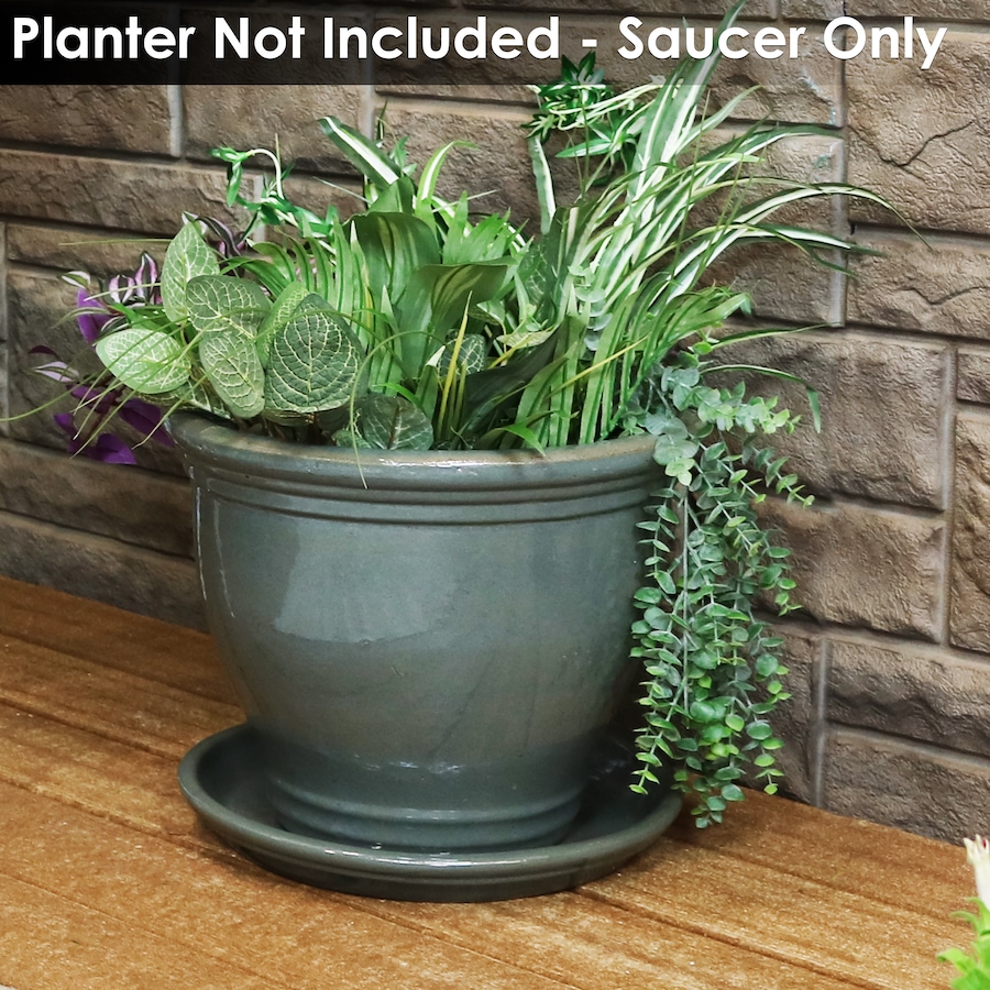 Image 899557_ALTMORE160.jpg, Product 899-557 / Price $77.95 - $138.45, Set of 2 Outdoor Glazed Ceramic Planter Saucers from Sunnydaze Décor on TSC.ca's Home & Garden department