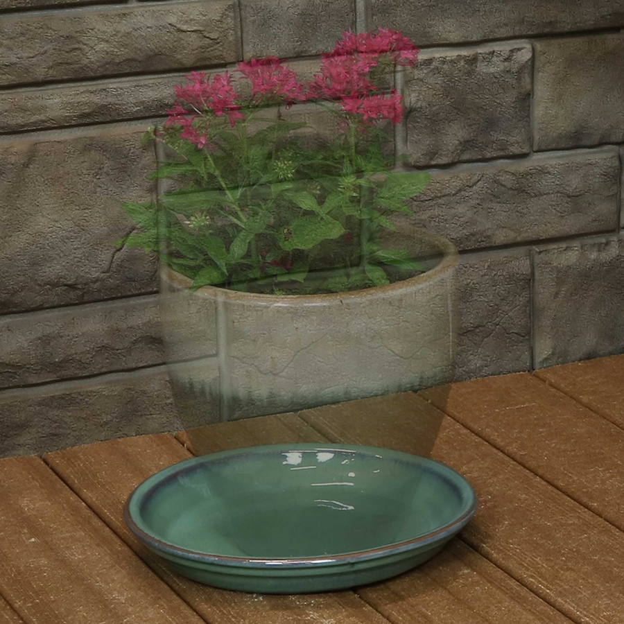 Image 899557_ALTMORE165.jpg, Product 899-557 / Price $77.95 - $138.45, Set of 2 Outdoor Glazed Ceramic Planter Saucers from Sunnydaze Décor on TSC.ca's Home & Garden department