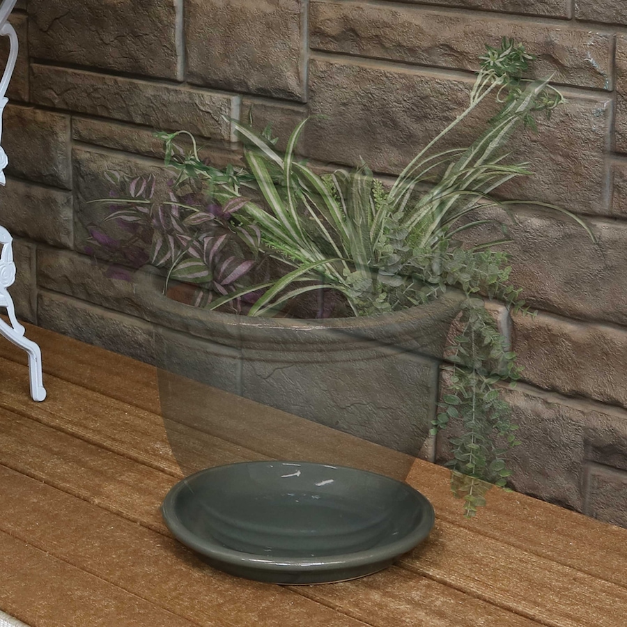 Image 899557_ALTMORE18.jpg, Product 899-557 / Price $77.95 - $138.45, Set of 2 Outdoor Glazed Ceramic Planter Saucers from Sunnydaze Décor on TSC.ca's Home & Garden department