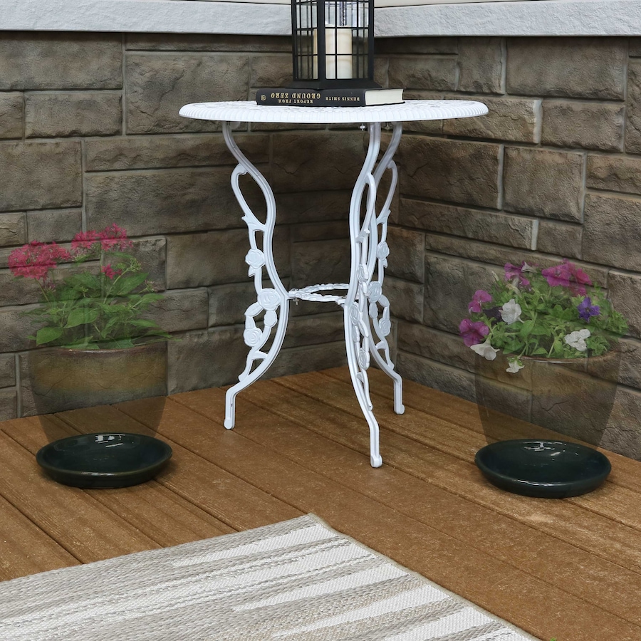 Image 899557_ALTMORE29.jpg, Product 899-557 / Price $77.95 - $138.45, Set of 2 Outdoor Glazed Ceramic Planter Saucers from Sunnydaze Décor on TSC.ca's Home & Garden department
