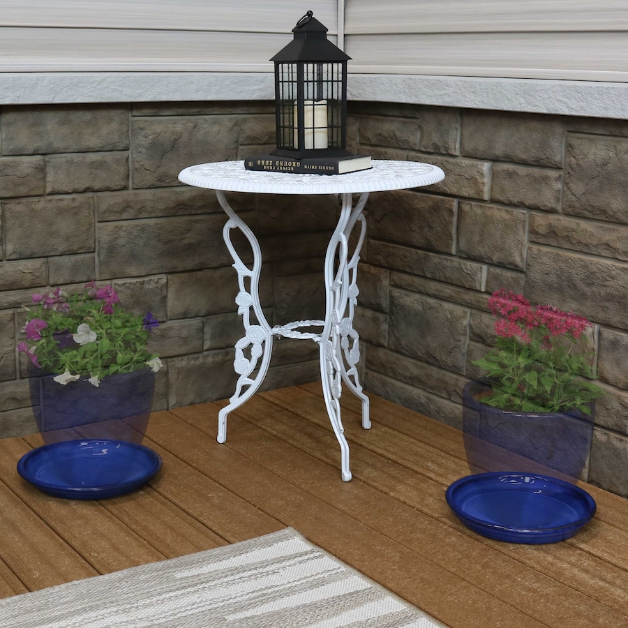 Image 899557_ALTMORE43.jpg, Product 899-557 / Price $77.95 - $138.45, Set of 2 Outdoor Glazed Ceramic Planter Saucers from Sunnydaze Décor on TSC.ca's Home & Garden department