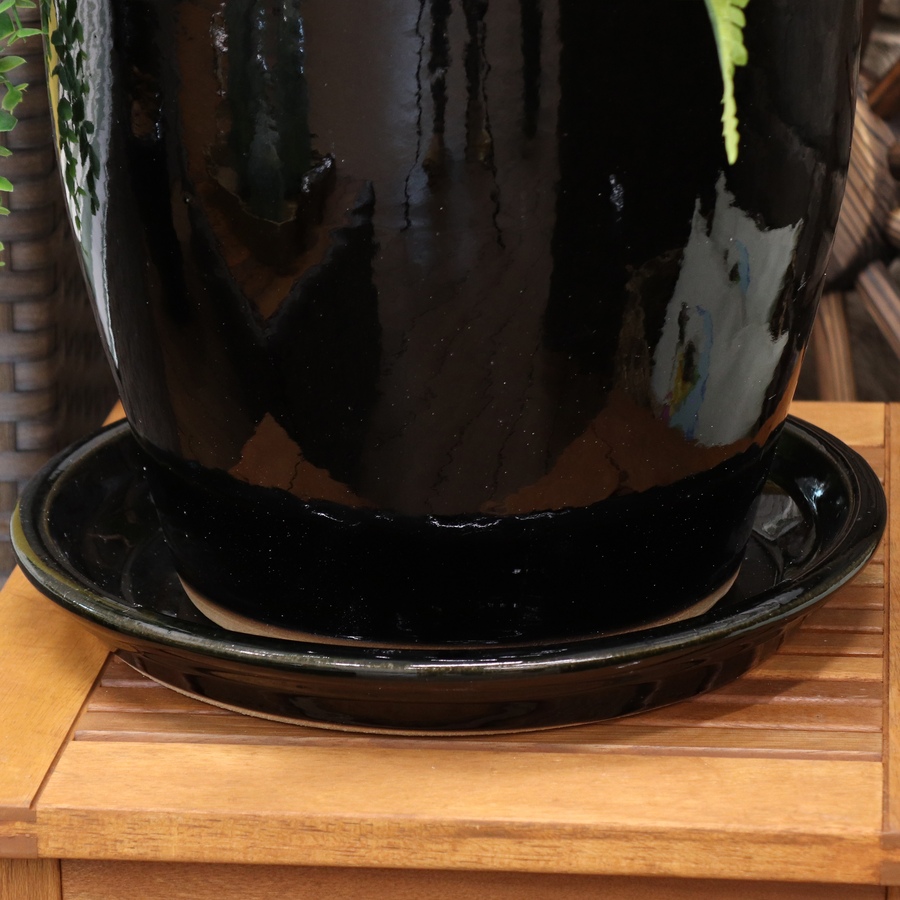 Image 899557_ALTMORE79.jpg, Product 899-557 / Price $77.95 - $138.45, Set of 2 Outdoor Glazed Ceramic Planter Saucers from Sunnydaze Décor on TSC.ca's Home & Garden department