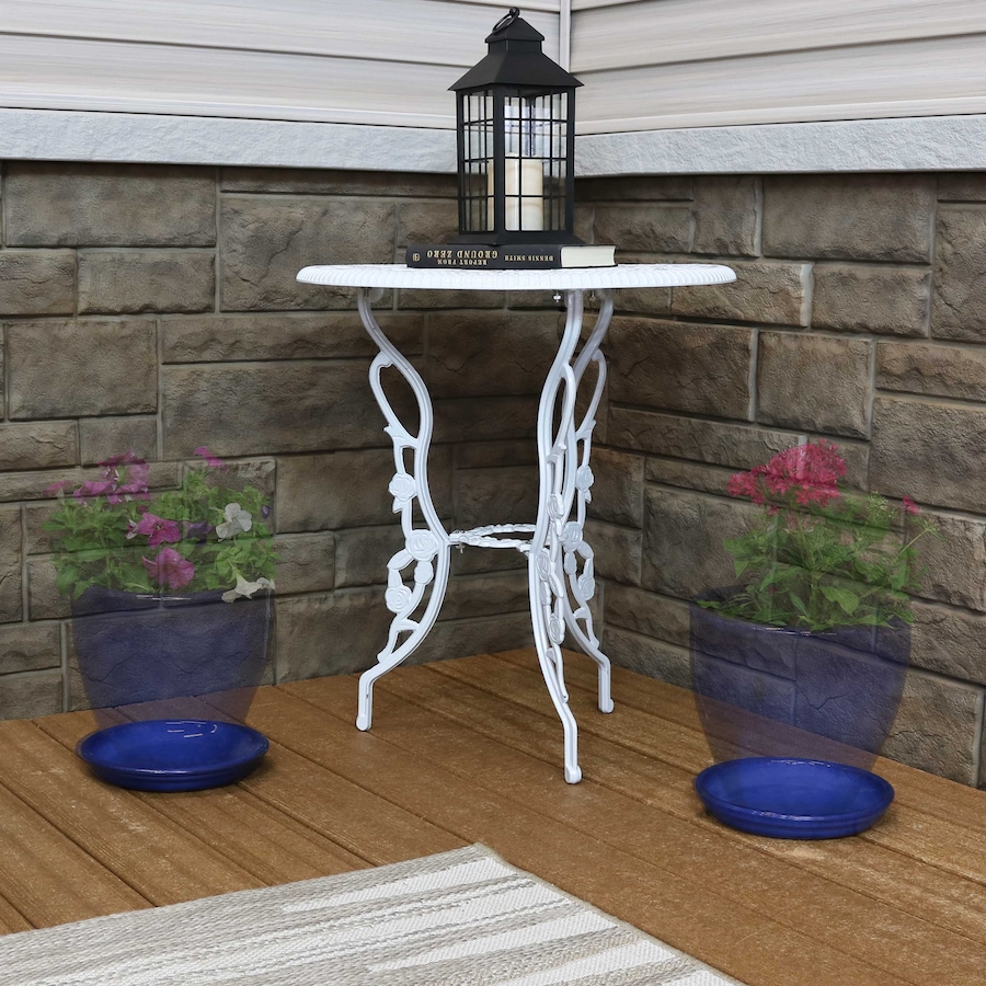 Image 899557_ALTMORE90.jpg, Product 899-557 / Price $77.95 - $138.45, Set of 2 Outdoor Glazed Ceramic Planter Saucers from Sunnydaze Décor on TSC.ca's Home & Garden department