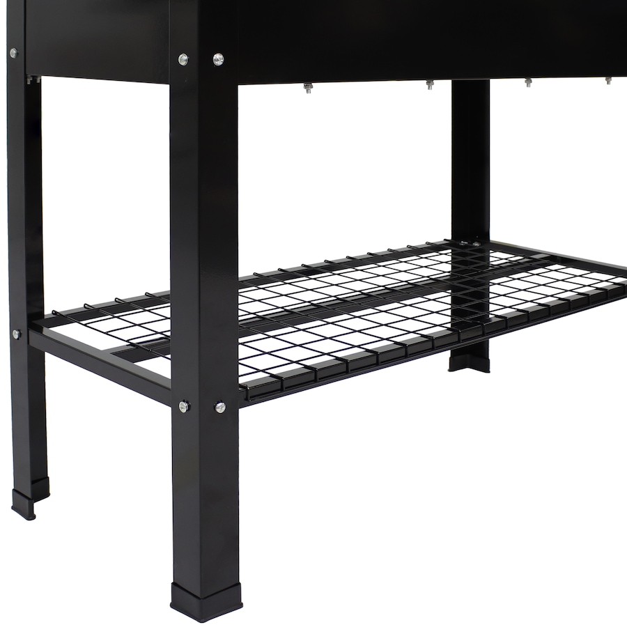 Image 899569_ALTMORE16.jpg, Product 899-569 / Price $276.45, Raised Steel Garden Bed with Mesh Shelf from Sunnydaze Décor on TSC.ca's Home & Garden department